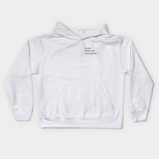 it costs $ 0.00 to be a nice person Kids Hoodie